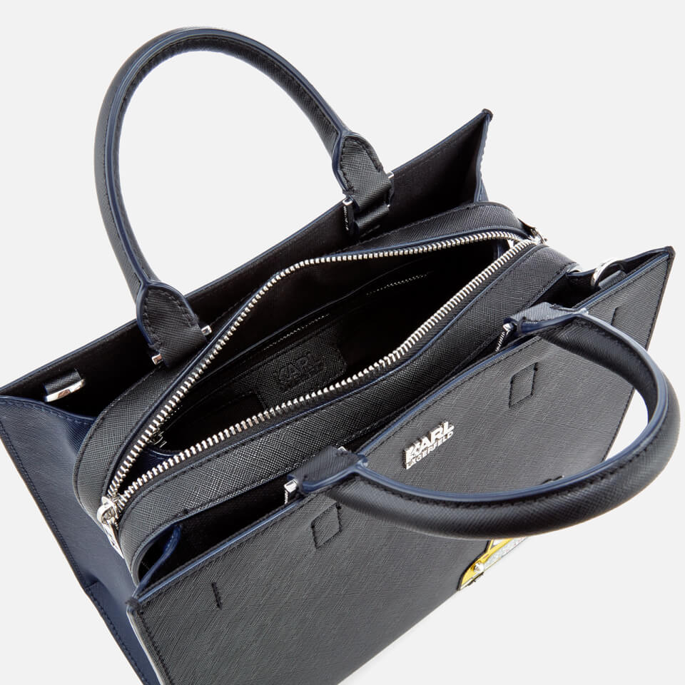 Karl Lagerfeld Women's Mini NYC Tote Bag - Black