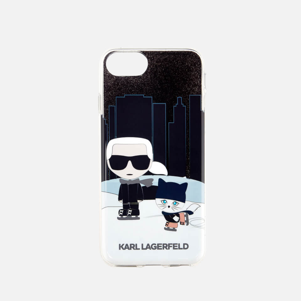 Karl Lagerfeld Women's Karl and Choupette NYC Phone Case - Black