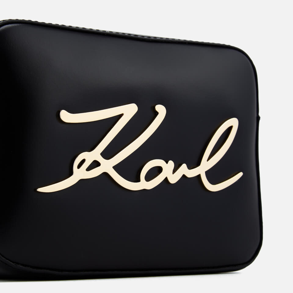 Karl Lagerfeld Women's Signature Camera Bag - Black