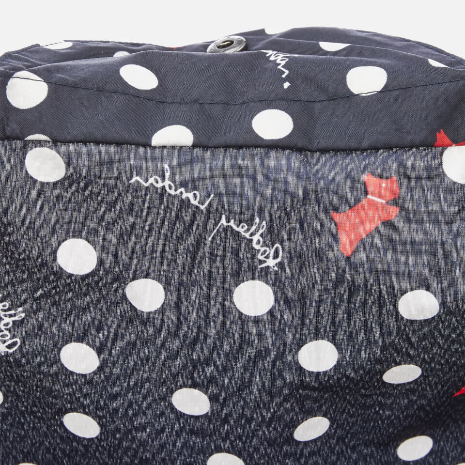Radley Women's Vintage Dog Dot (Run On) Foldaway Tote Bag - Ink