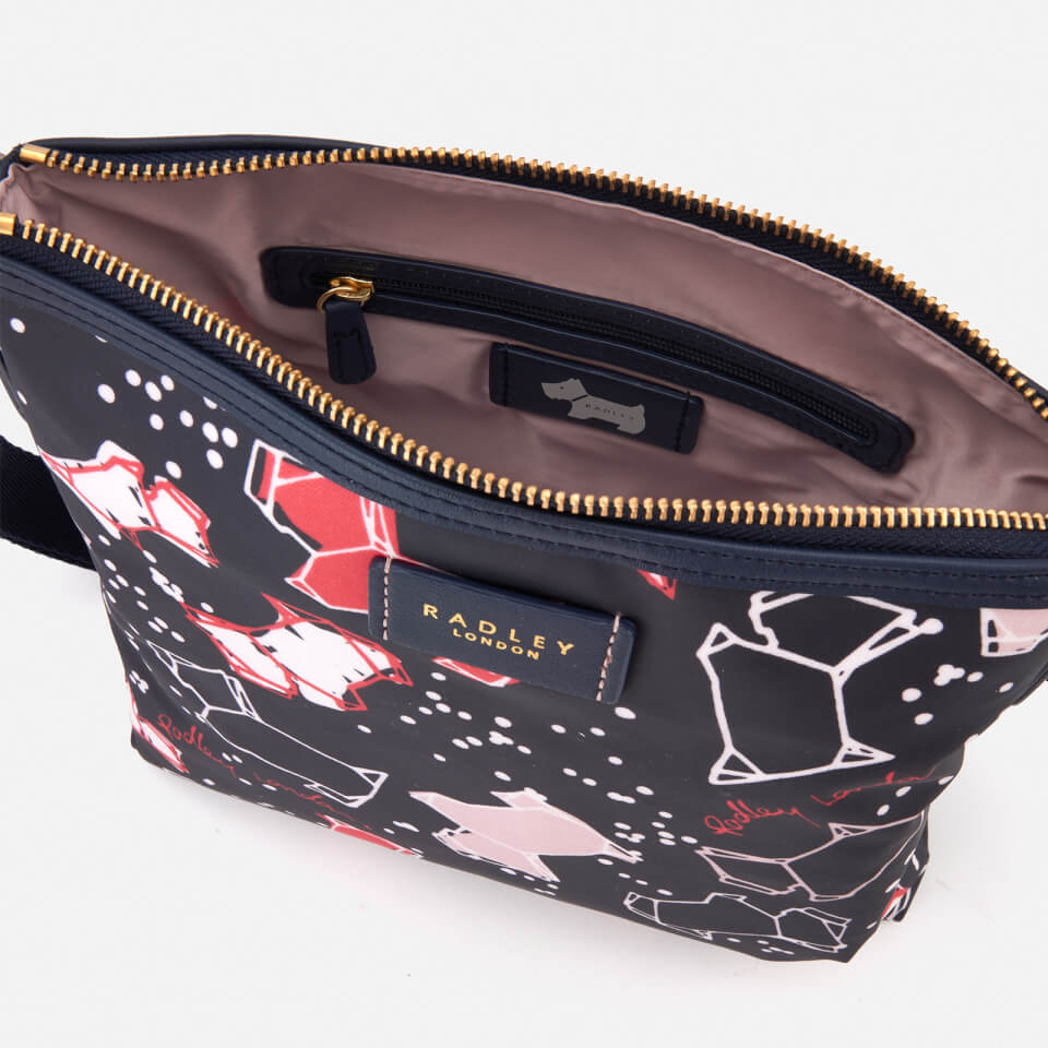 Radley Women's Speckle Dog Medium Zip-Top Cross Body Bag - Ink