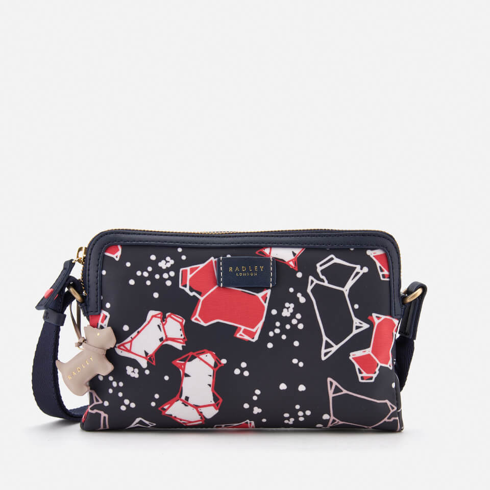 Radley Women's Speckle Dog Small Zip-Top Cross Body Bag - Ink