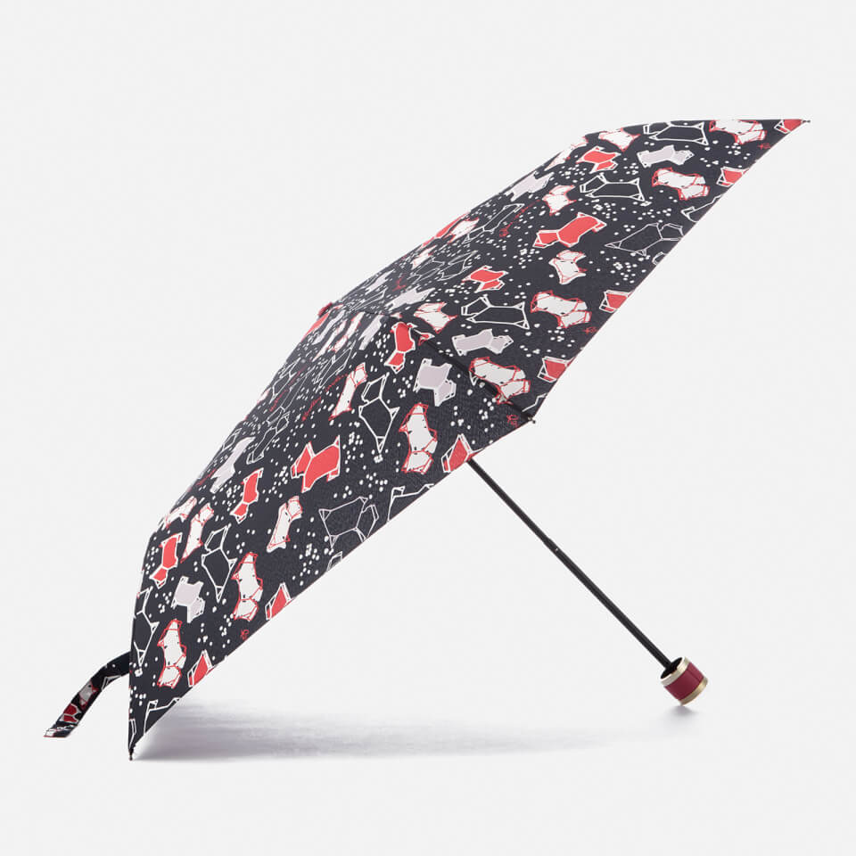 Radley Women's Speckle Dog Mini Telescopic Umbrella - Ink