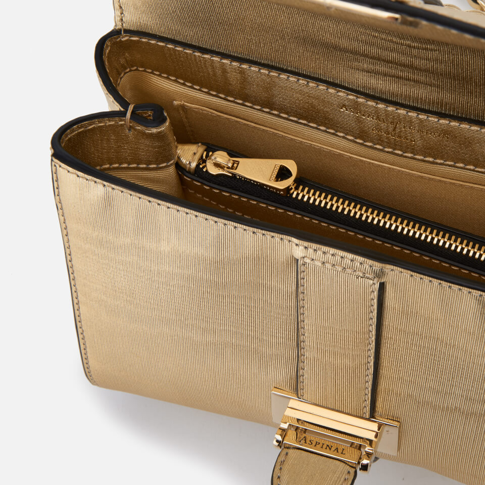 Aspinal of London Women's Lottie Bag - Gold