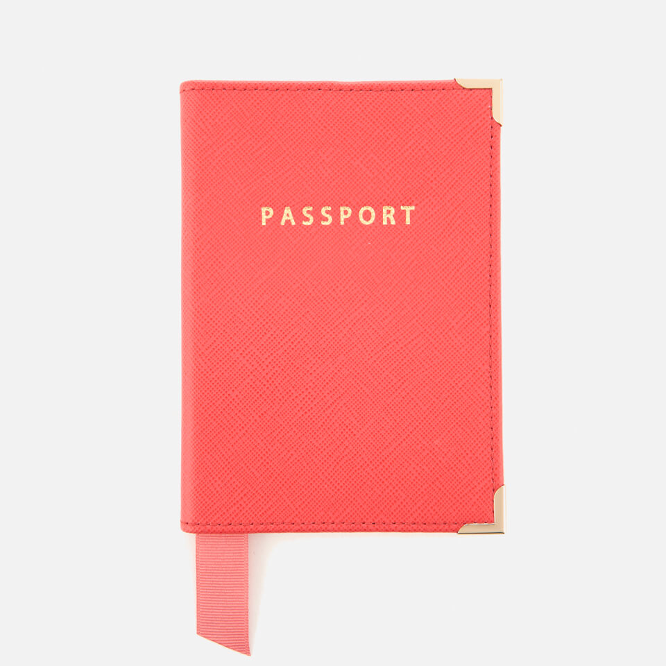 Aspinal of London Women's Passport Cover - Dahlia