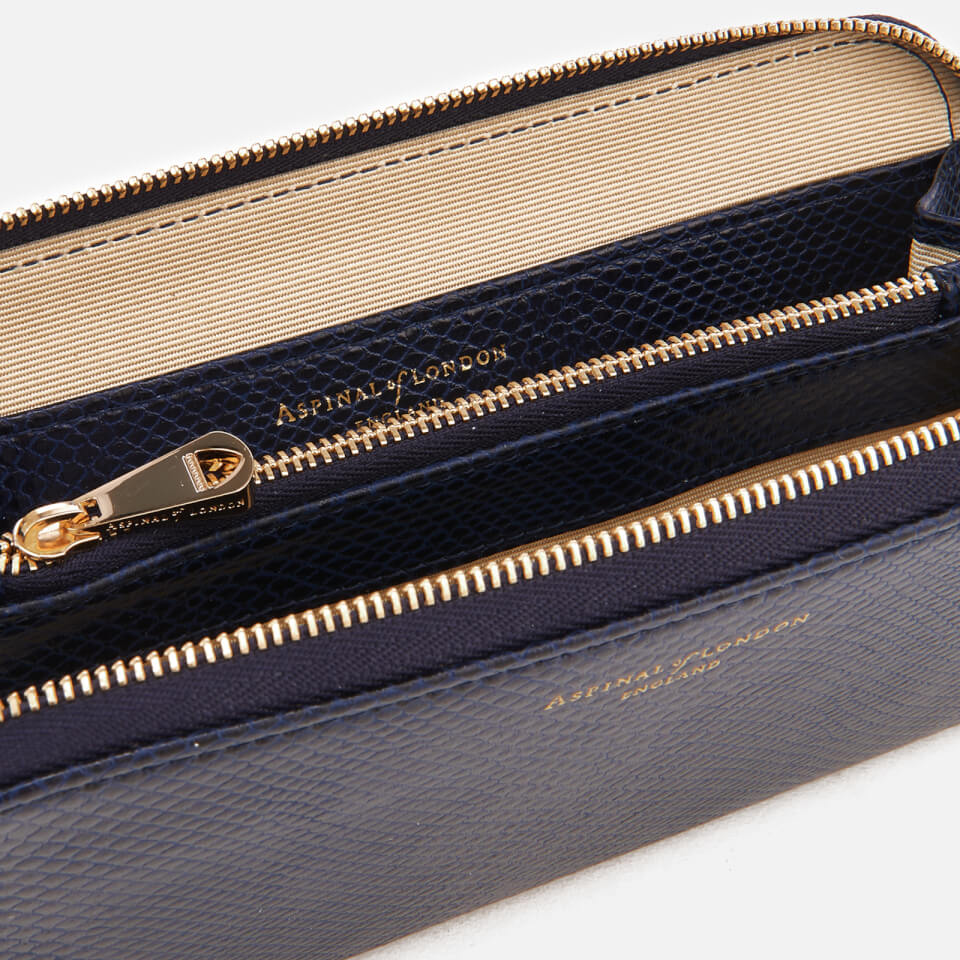 Aspinal of London Women's Continental Clutch Wallet - Midnight Blue