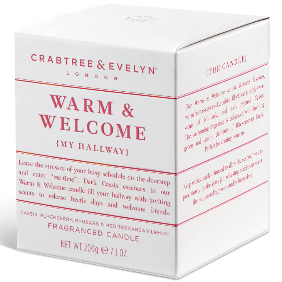 Crabtree & Evelyn Warm and Welcome Candle 200g