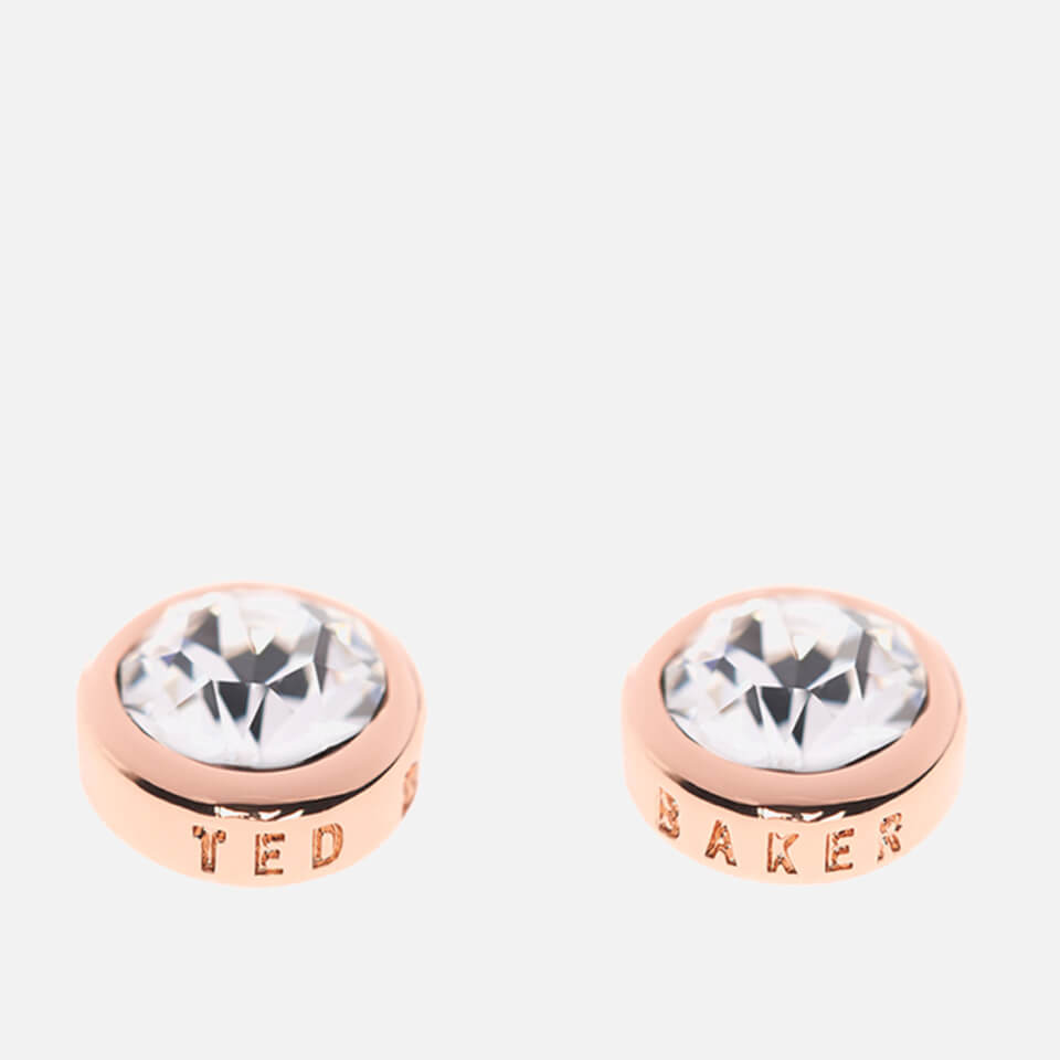Ted Baker Women's Sinaa Crystal Stud Earrings - Rose Gold/Crystal