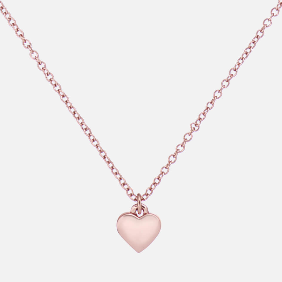 Ted Baker Women's Hara Tiny Heart Pendant Necklace - Rose Gold