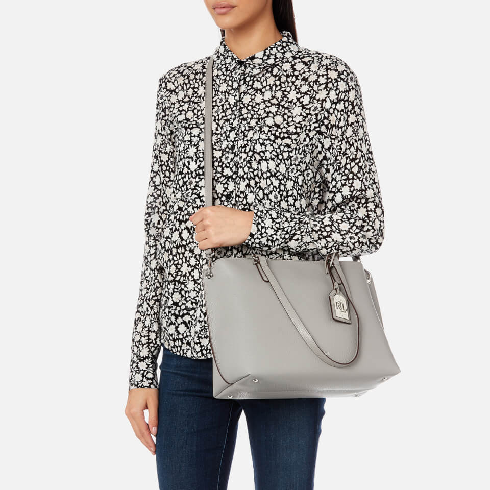 Lauren Ralph Lauren Women's Anfield Claire Shopper Bag - Light Grey