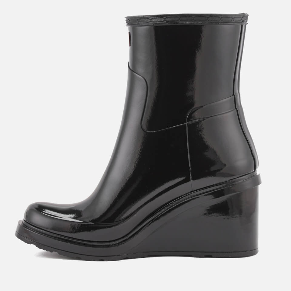 Hunter wedge boots best sale