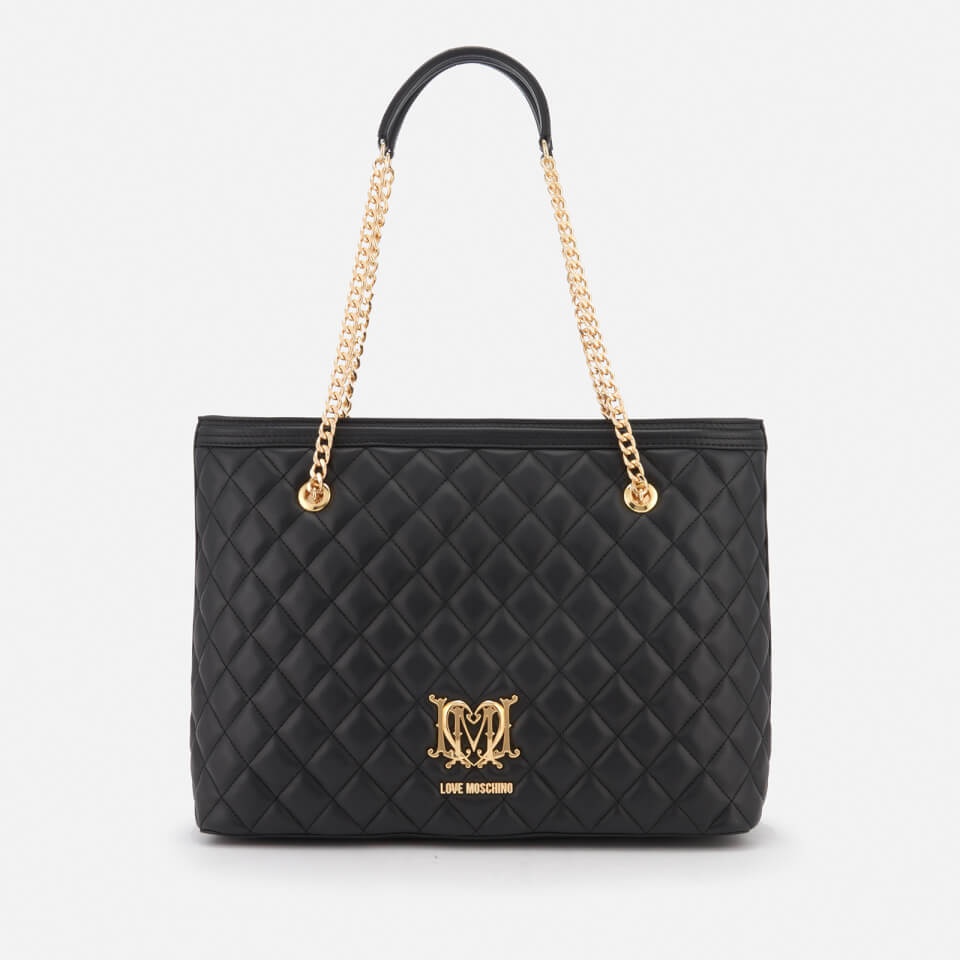 Love Moschino Women's Quilted Shoulder Bag - Black