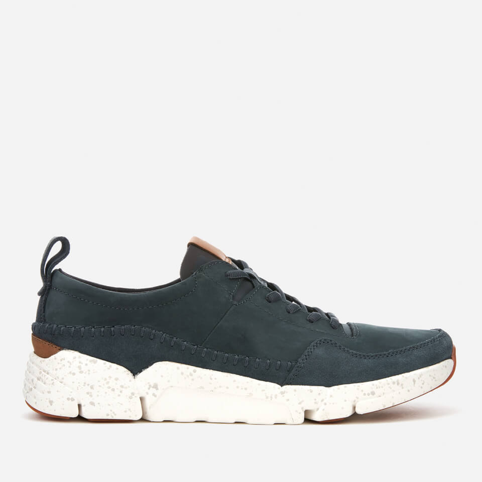 Clarks Men s Triactive Run Nubuck Trainers Blue