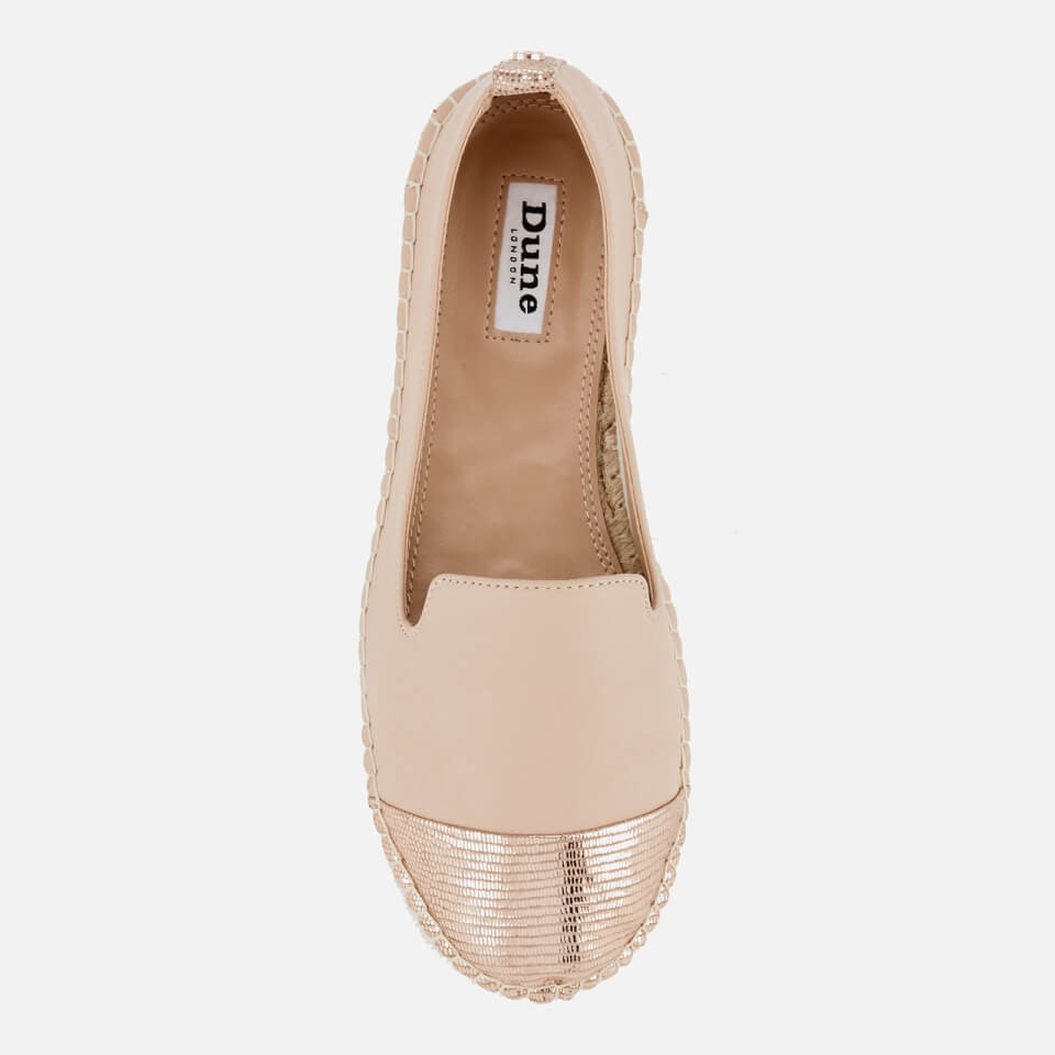 Dune Women s Gavi Leather Espadrilles Nude