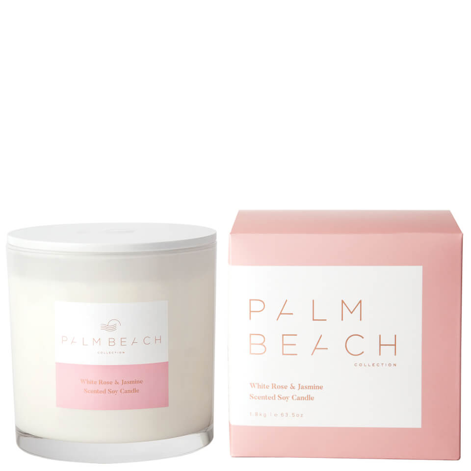 Palm Beach White Rose & Jasmine Deluxe Candle 1800g