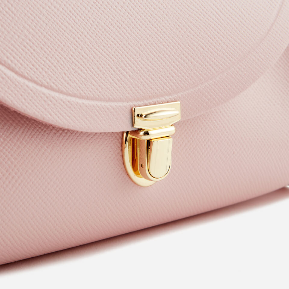 The Cambridge Satchel Company Women's Mini Poppy Bag - Peach Pink Saffiano