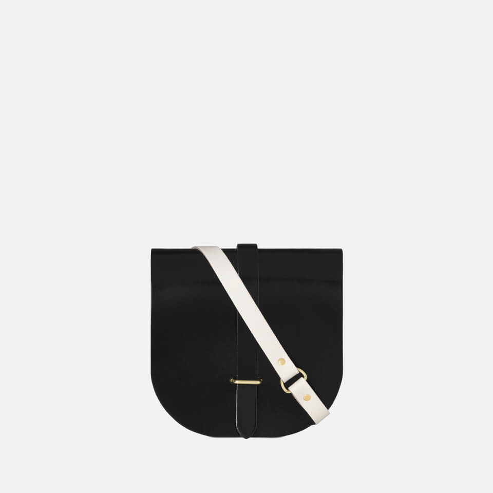 The Cambridge Satchel Company Women's Saddle Bag - Black Patent