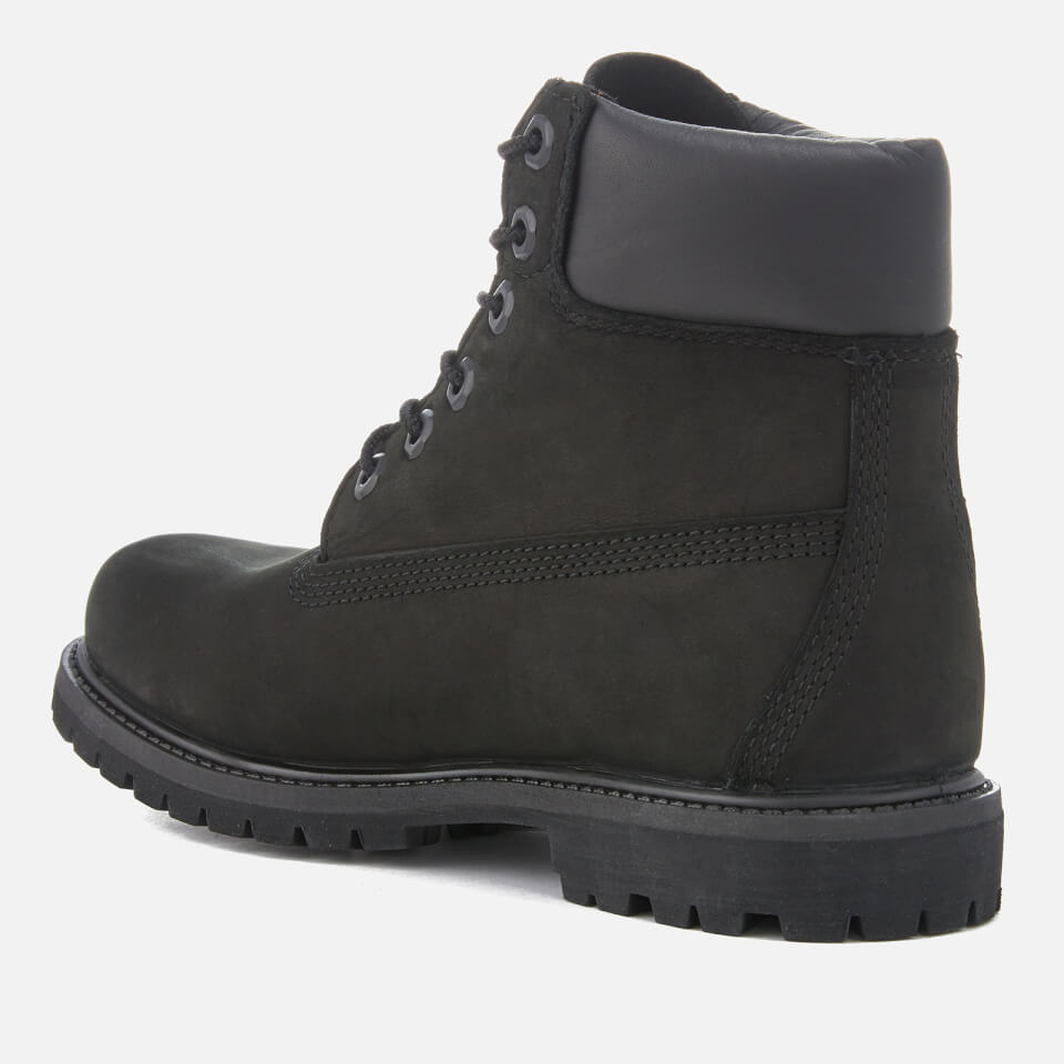Timberland Women's 6 Inch Nubuck Premium Boots - Black