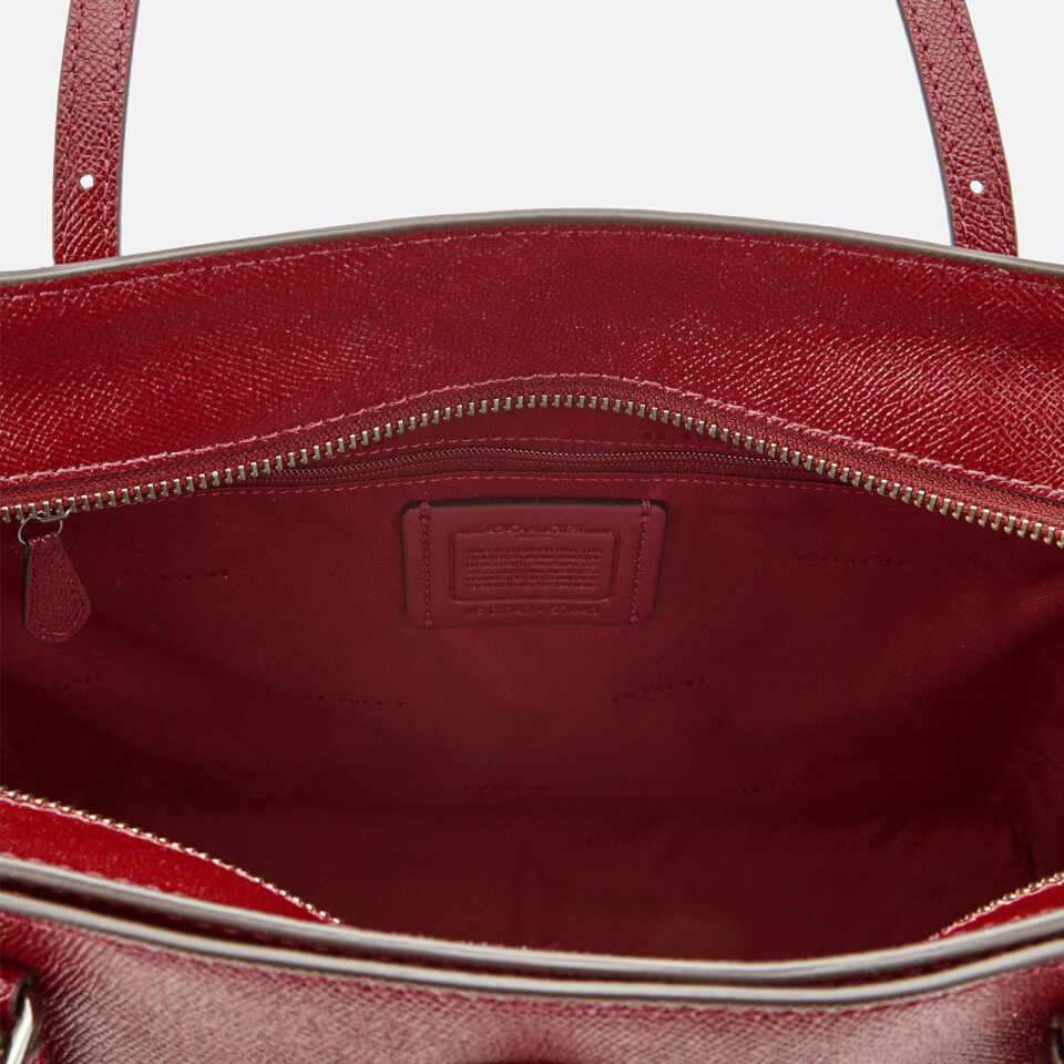 Coach Women's Turnlock Tote Bag - Dark Cherry
