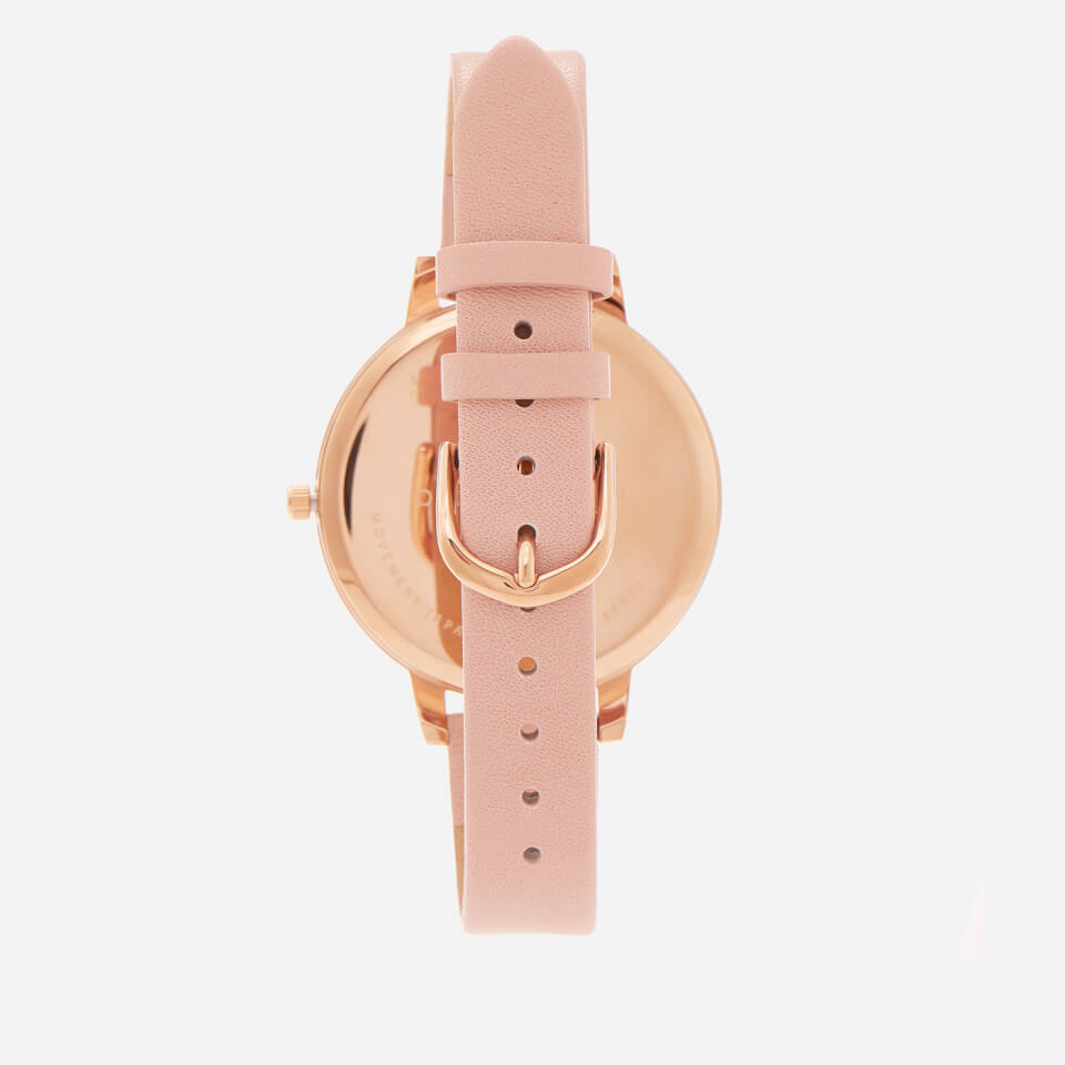 Olivia Burton Women's Signature Florals Watch - Dusty Pink and Rose Gold