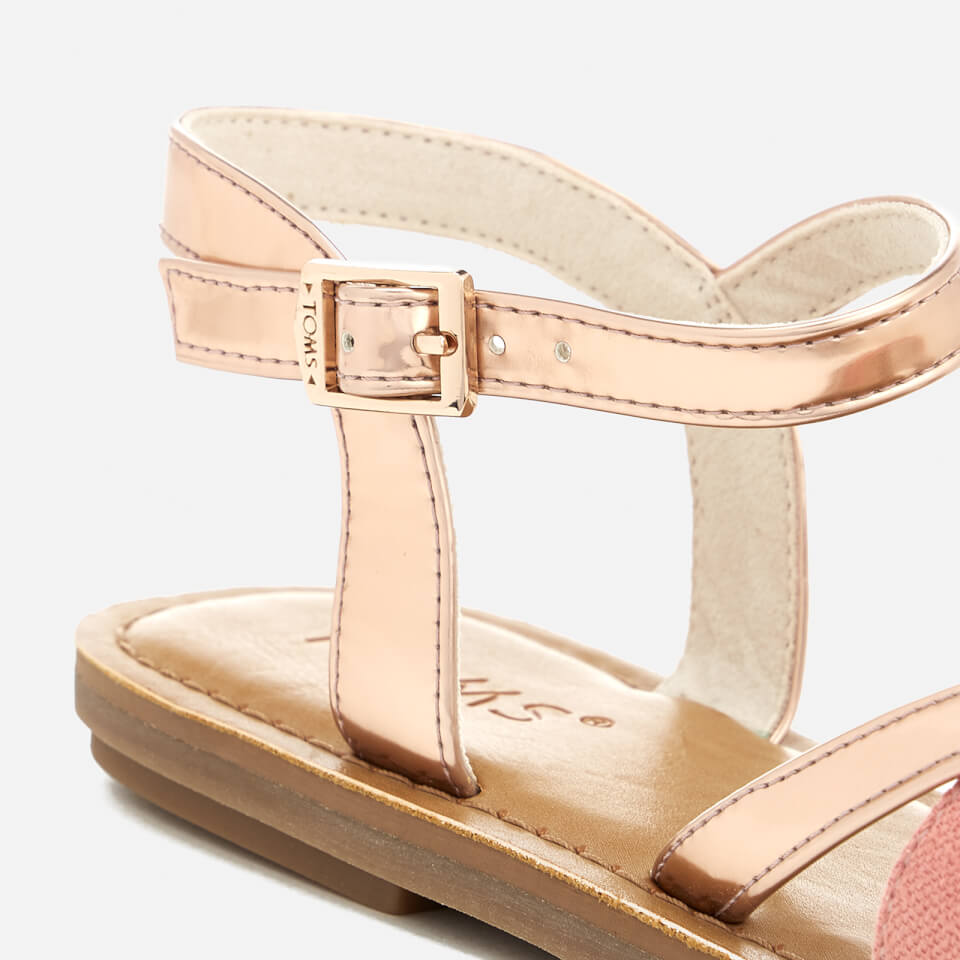 Toms rose store gold sandals
