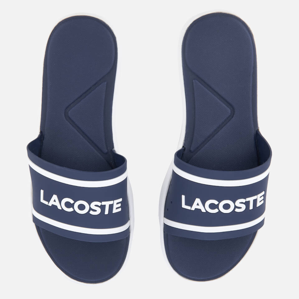 Lacoste Women's L.30 118 1 Slide Sandals - Dark Purple/White