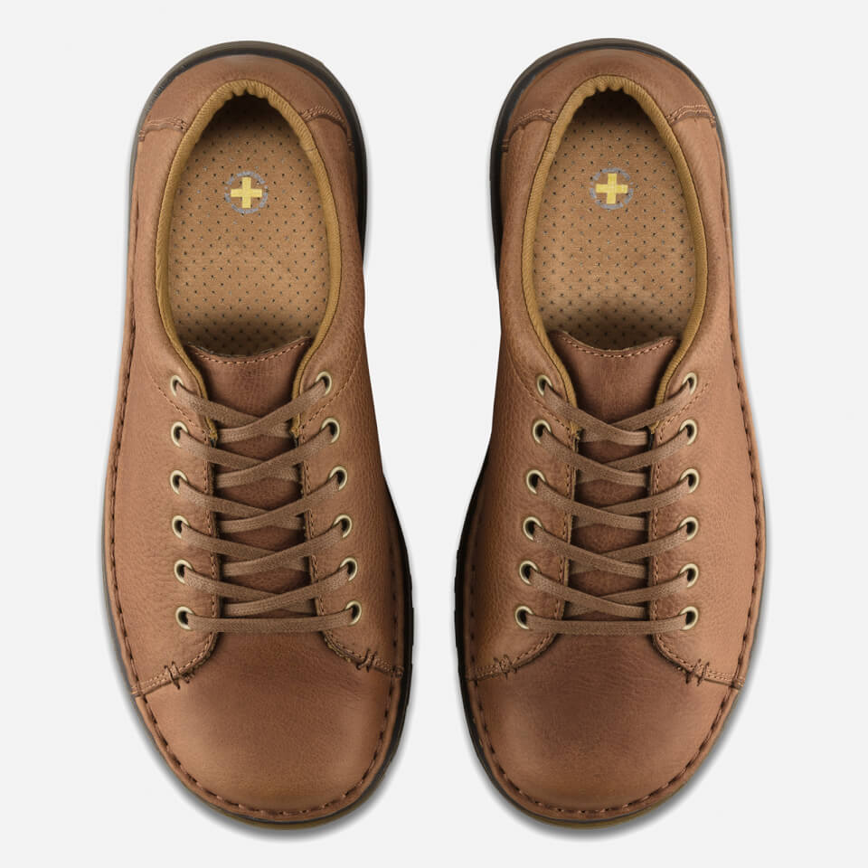 Dr. Martens Healy Grizzly Lace Shoes Tan Allsole