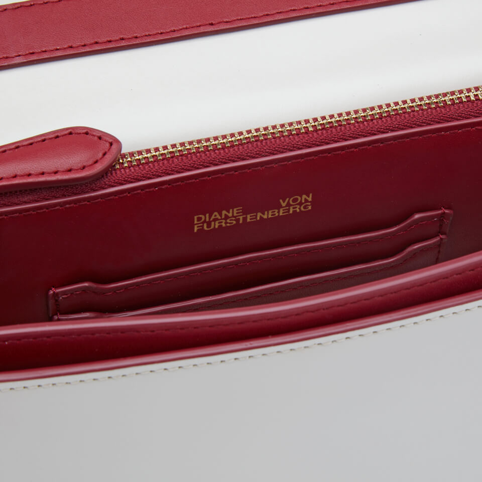 Diane von Furstenberg Women's Soirée Top Handle Bag - Jade/Bright Red/Deep Fif
