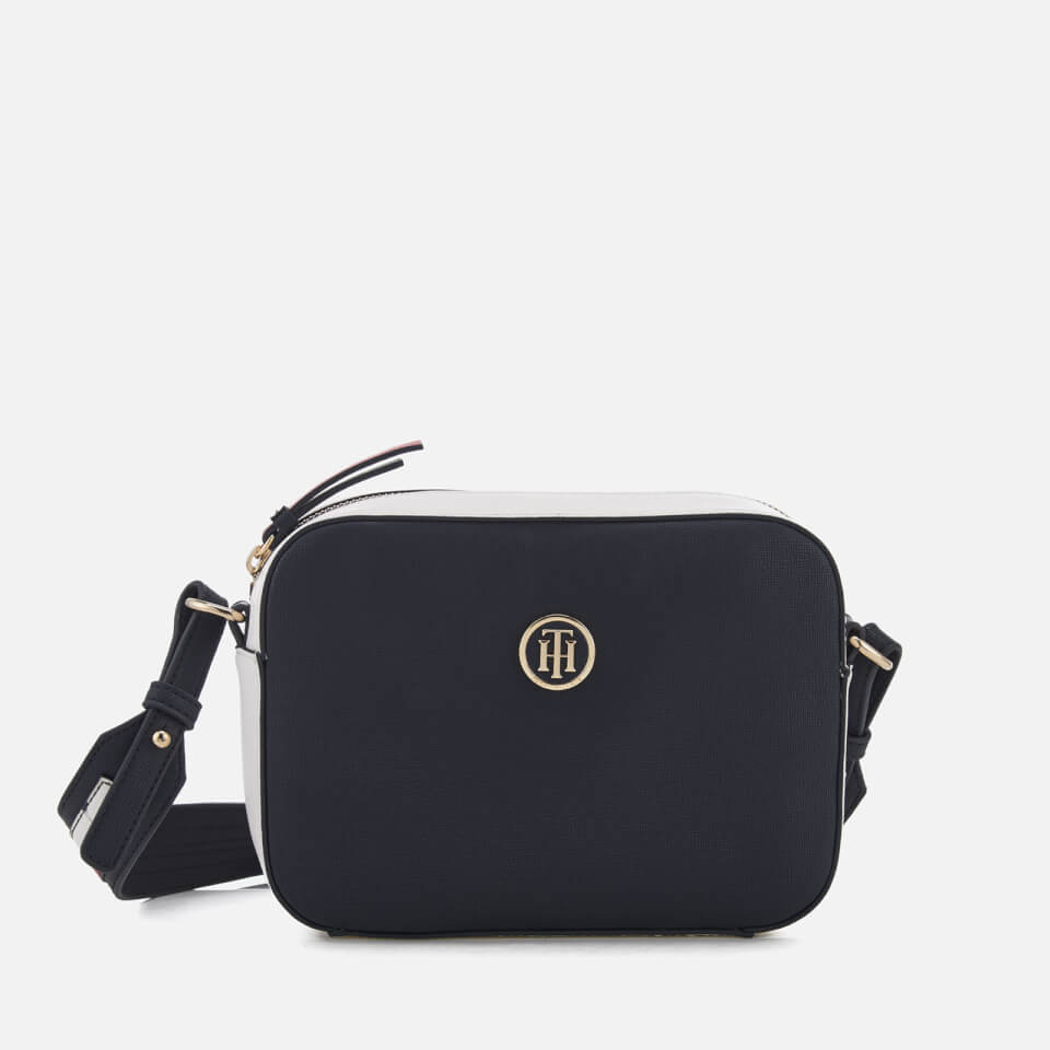 Tommy Hilfiger Women's The Signature Strap Camera Bag - Navy