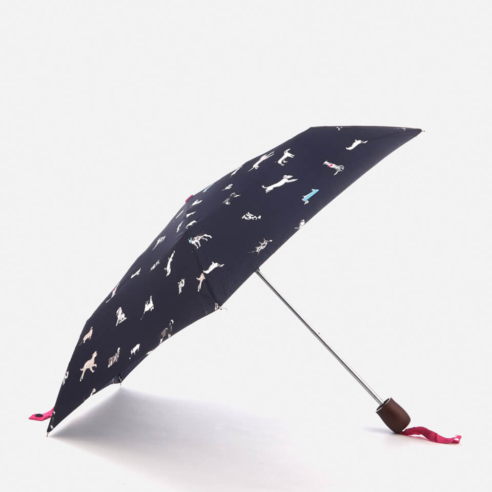 Joules Women's Printed Umbrella - French Navy Dog