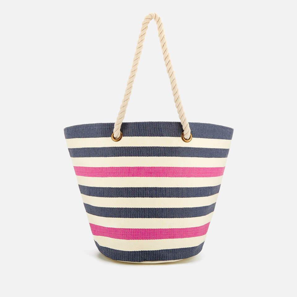 Joules Women's Summer Beach Bag - French Navy Stripe