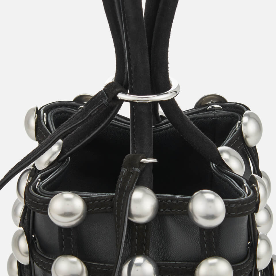 Alexander Wang Women's Roxy Mini Bucket Dome Stud Bag - Black