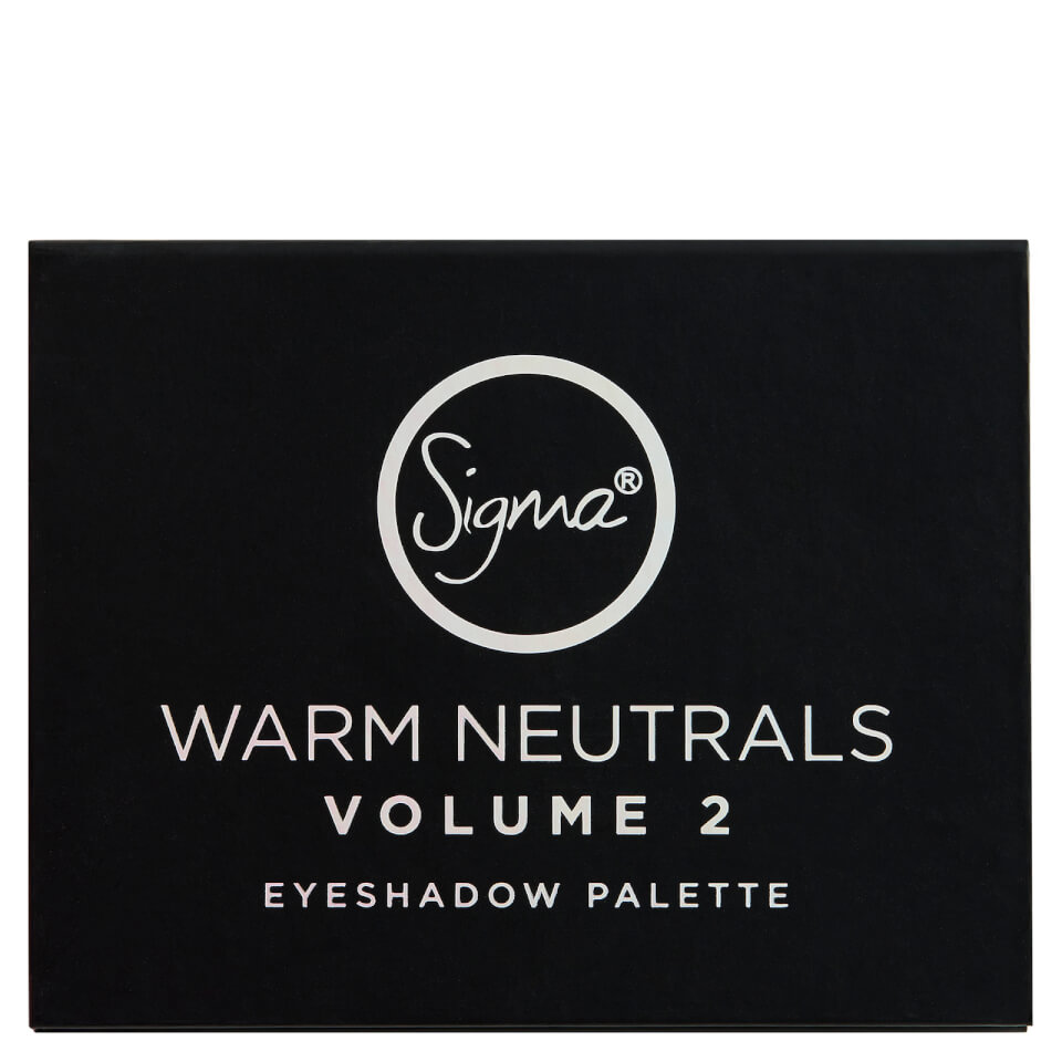 Sigma Warm Neutrals Volume 2 Eyeshadow Palette