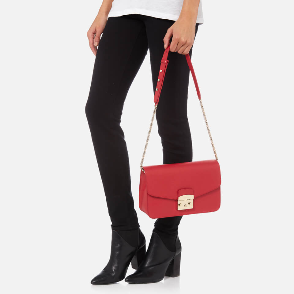 Furla Women's Metropolis Shoulder Bag - Ruby