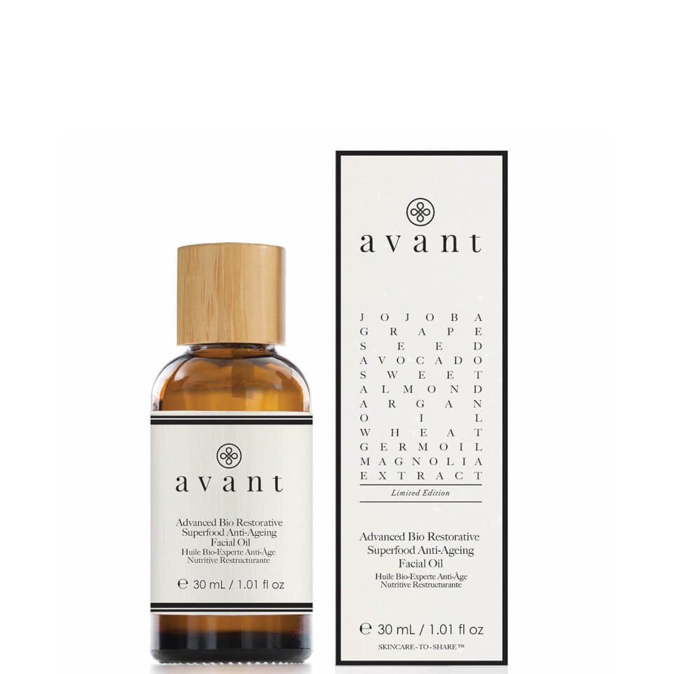 Avant Skincare Limited Edition Advanced Bio Restorative Superfood Facial Oil 30ml