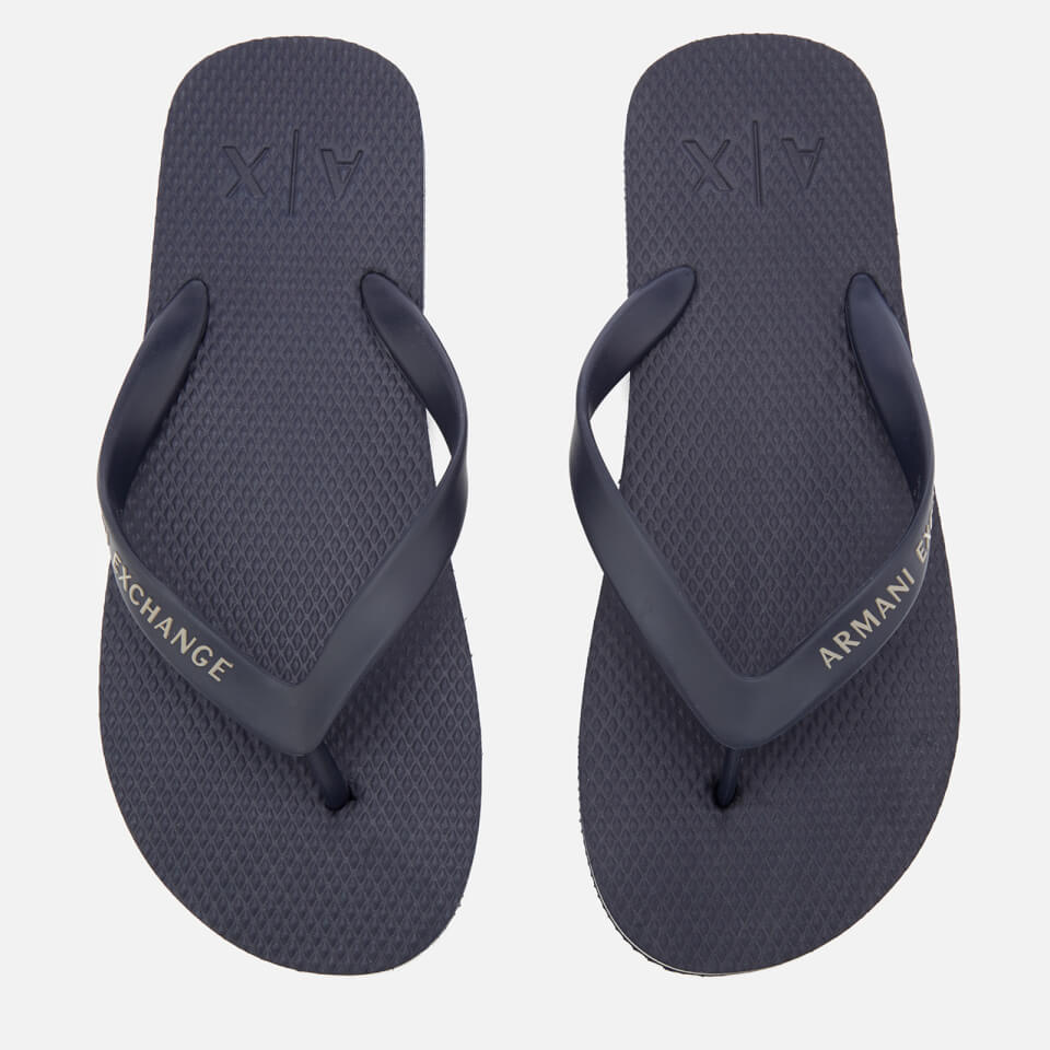 Armani exchange flip flops mens new arrivals