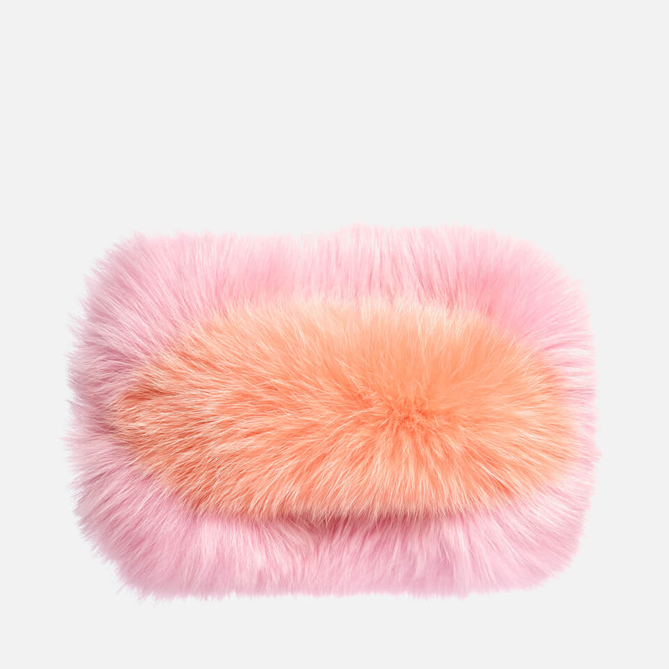 Charlotte Simone Women's Candy Clutch Bag - Pastel Pink/Apricot
