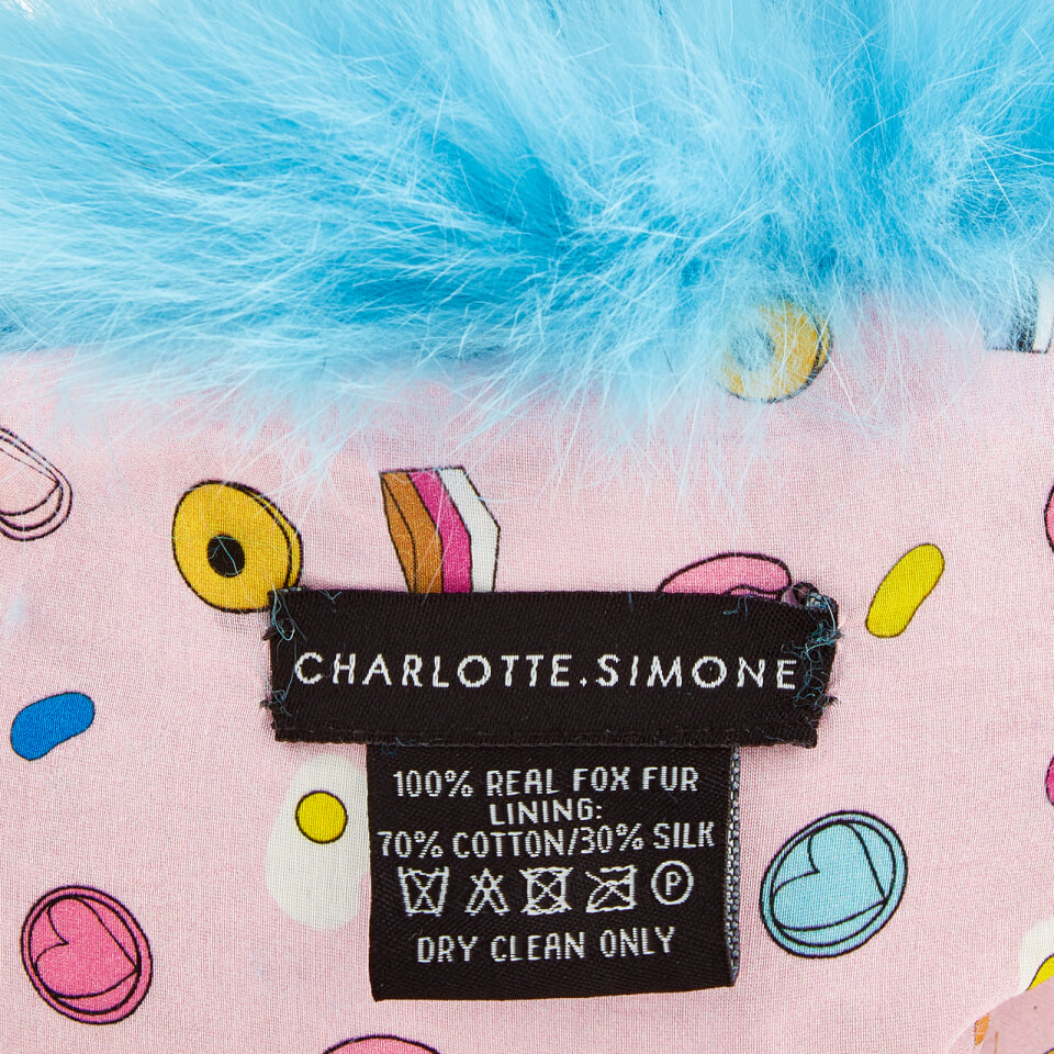 Charlotte Simone Women's Candy Clutch Bag - Pastel Blue/True Blue