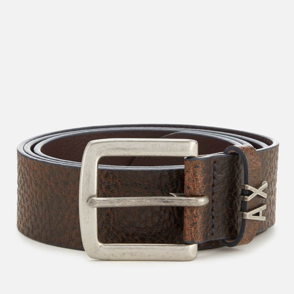 Armani Exchange Men's Leather Belt - Cuoio