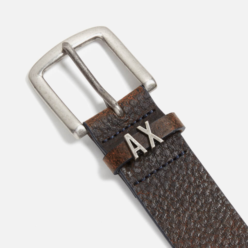 Armani Exchange Men's Leather Belt - Cuoio