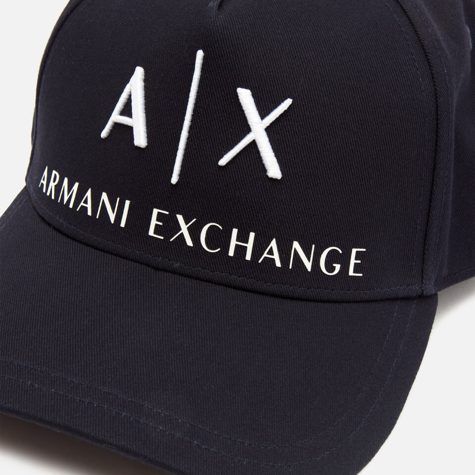 Armani Exchange Men's Corporate Ax Logo Cap - Navy