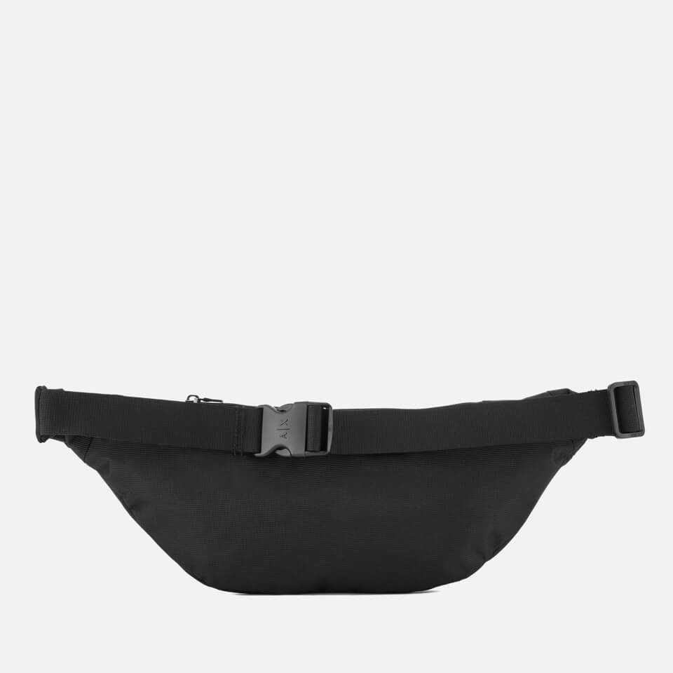 Armani Exchange Men's Nylon Sling Bag - Black/Black