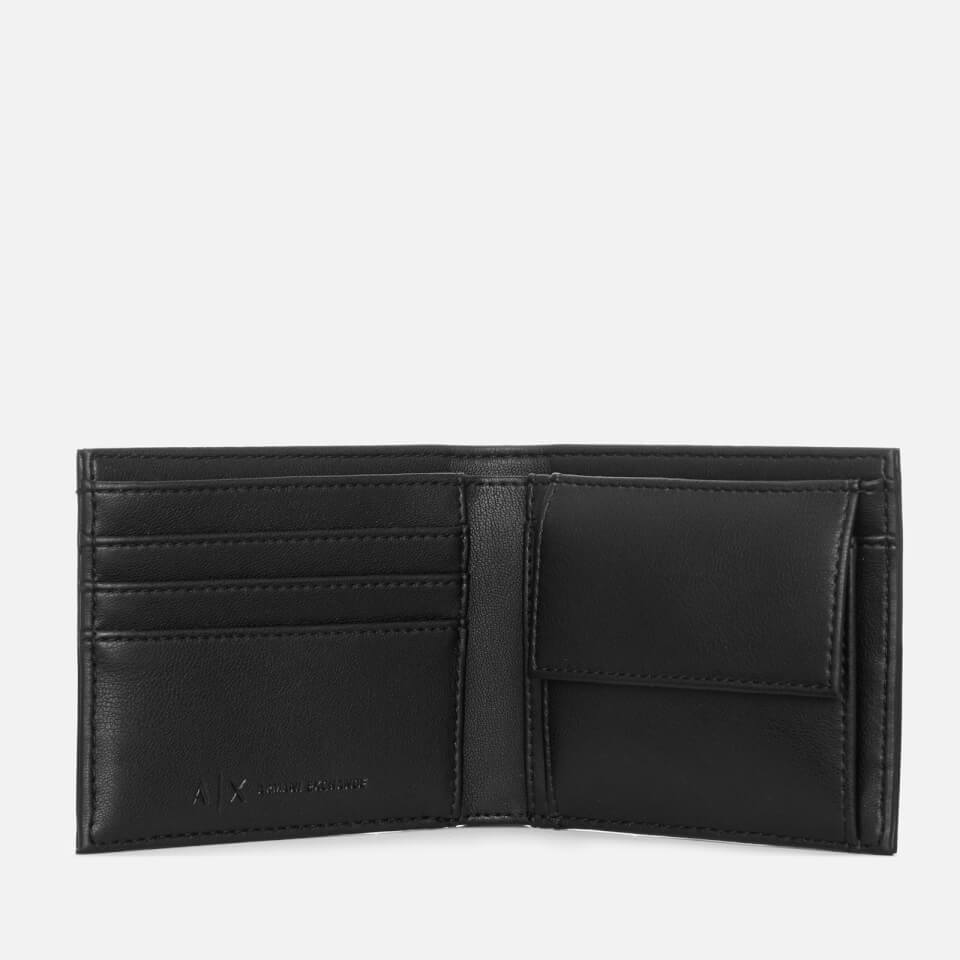 Armani Exchange Men's Bifold Wallet - Black/Black