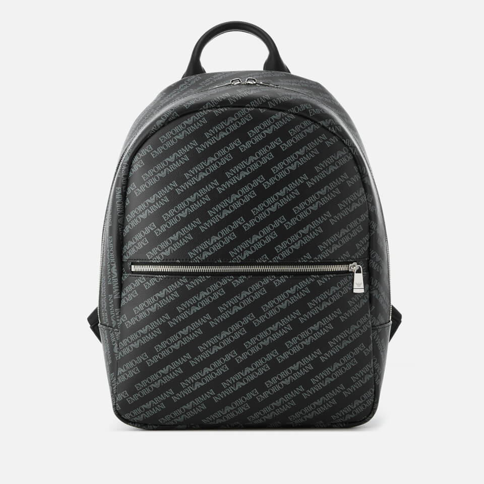 Black armani backpack discount