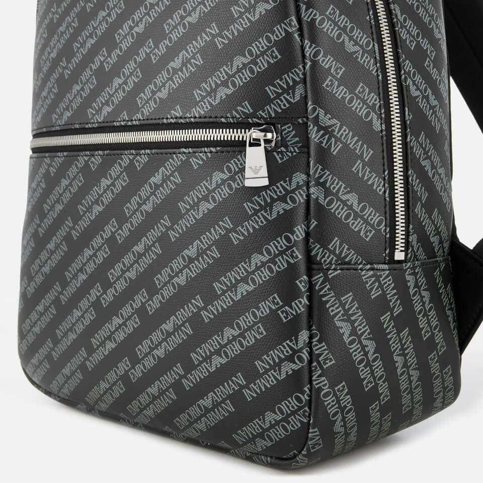 Emporio Armani Men's Backpack - Lavagna/Nero