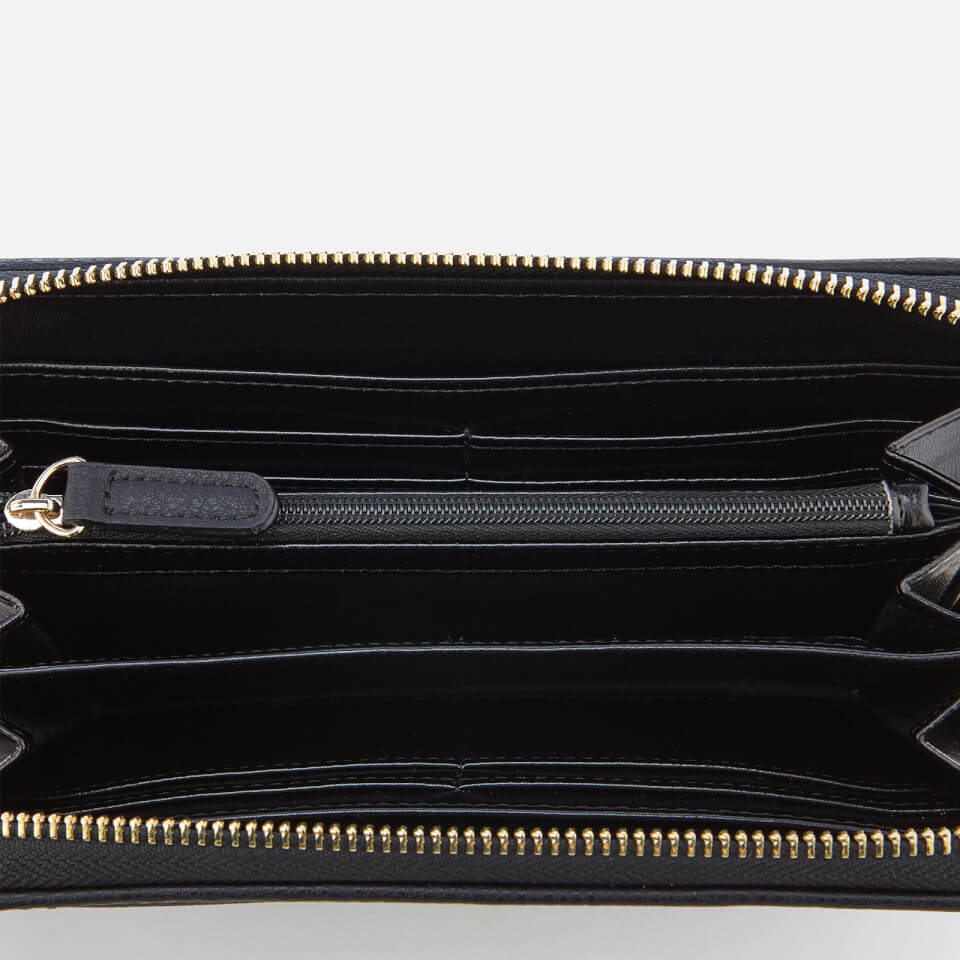 Versace Jeans Women's Zip Around Wallet - Black