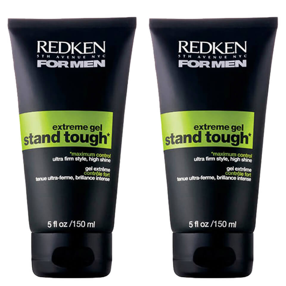 Redken for men stand shop tough extreme gel hair gel