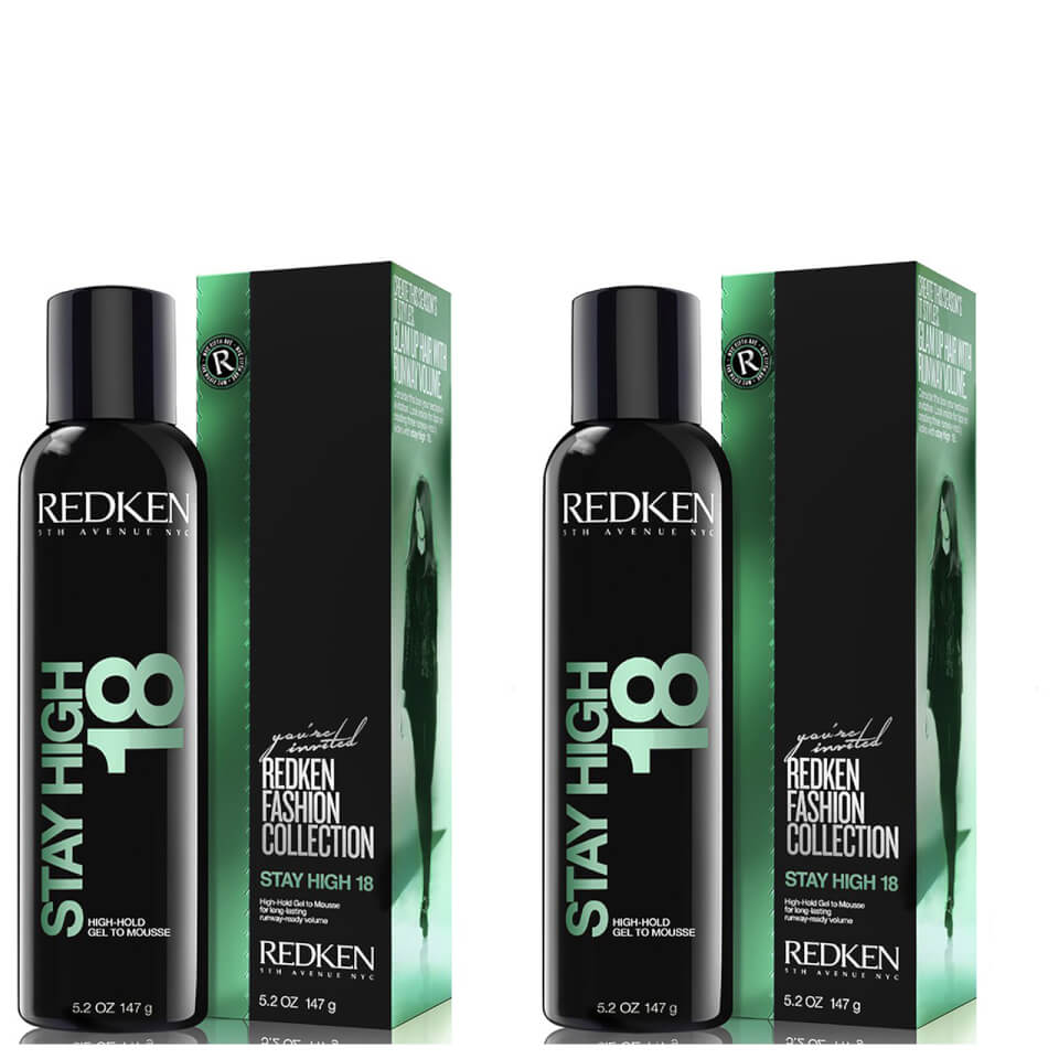 Redken Stay High 18 Gel to Mousse Duo (2 x 150ml)
