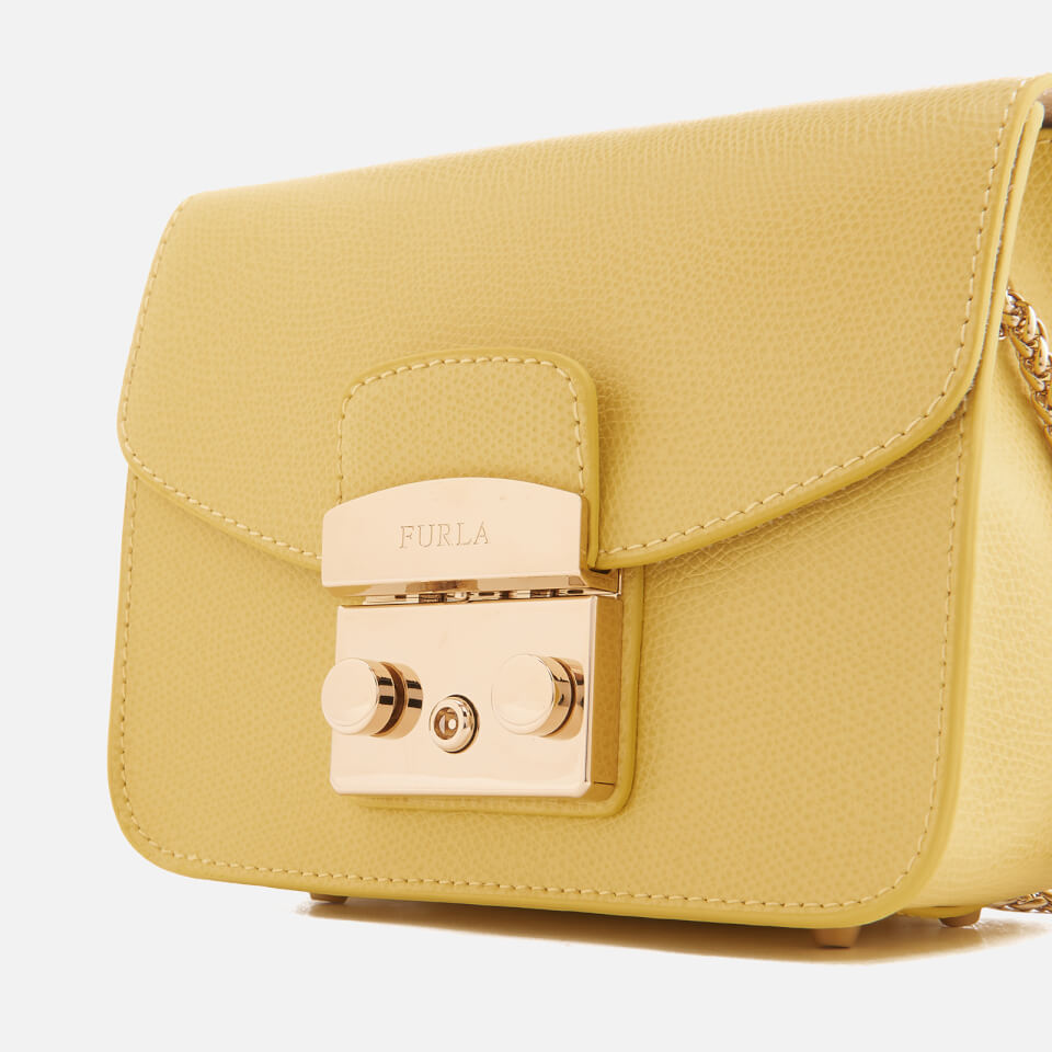 Furla Women's Metropolis Mini Cross Body Bag - Yellow