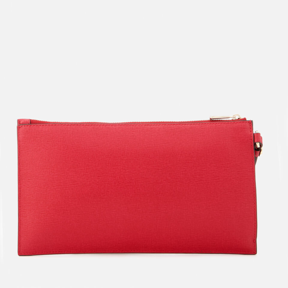 Furla Women's Babylon Extra Large Envelope Clutch Bag - Red